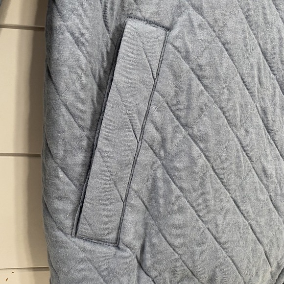 Eddie Bauer Womens Quilted Cotton Blend Full Zip Jacket XL Blue Outdoor Grandma - Picture 3 of 12